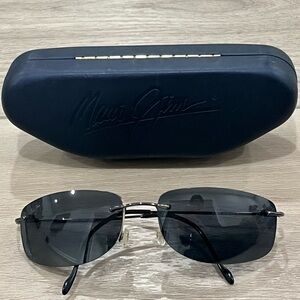 Maui Jim Lahaina MJ 450 02 Titanium Flex Sport Frame Grey FOR FRAMES ONLY